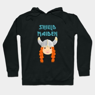 Cute Viking Shield Maiden Hoodie